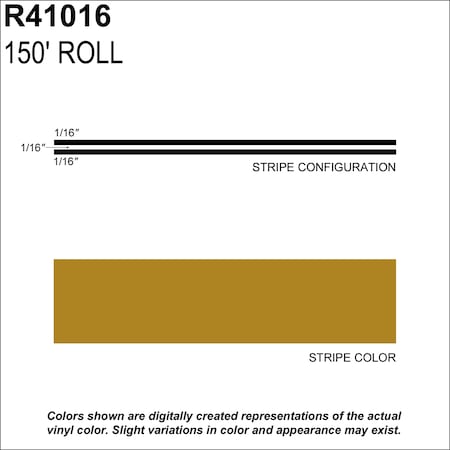 Sharpline Converting MS, 3/16" X 150'; Gold Metallic R41016
